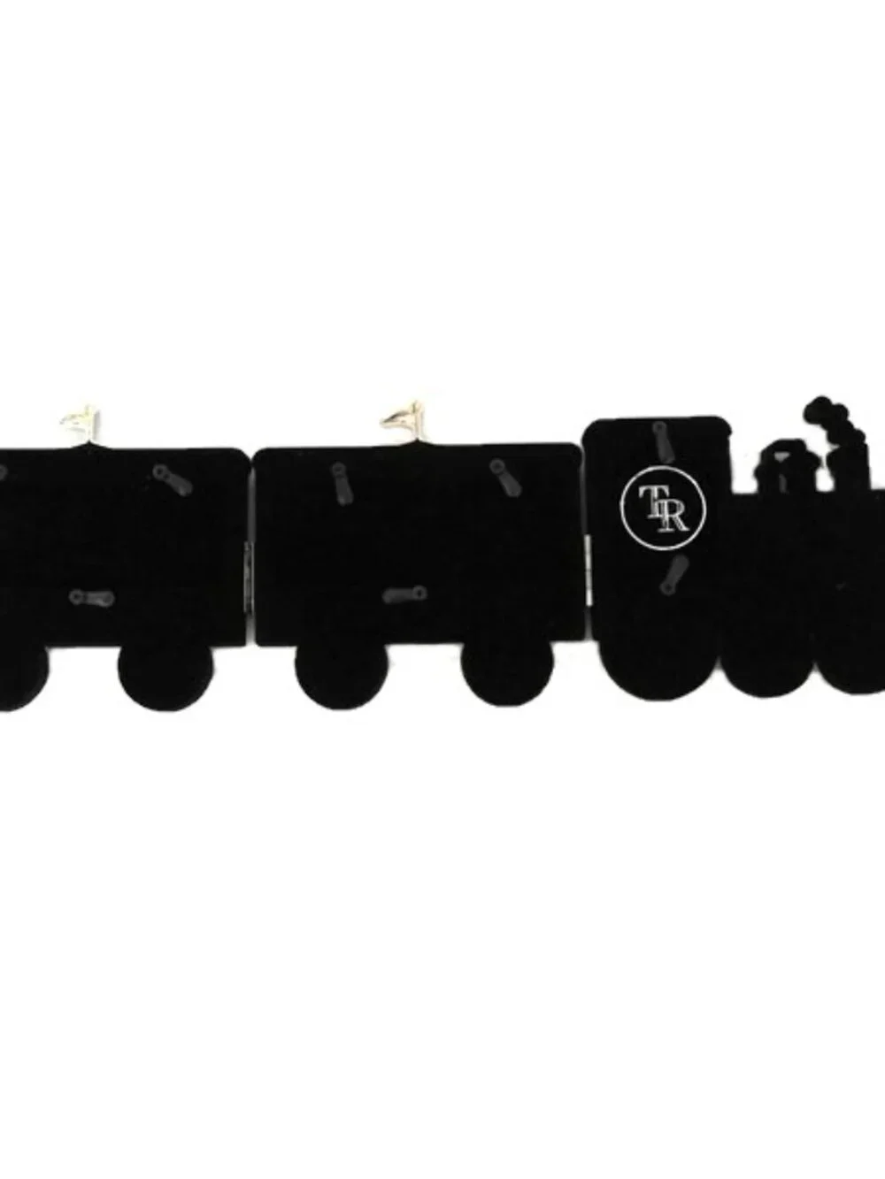TR Mint Green Enamel & Crystal Train 5-Photo Frame Family Baby Grandchildren